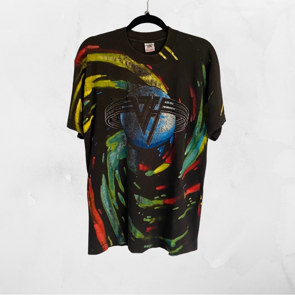 Vintage Van Halen Live 1993 Tour Band T Shirt - Large
